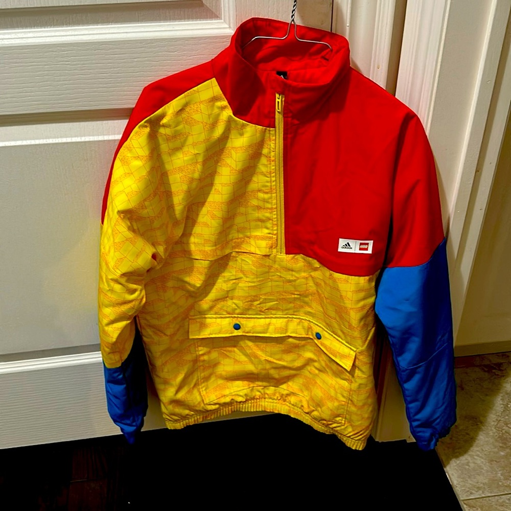 Adidas x LEGO retro Kids size L windbreaker